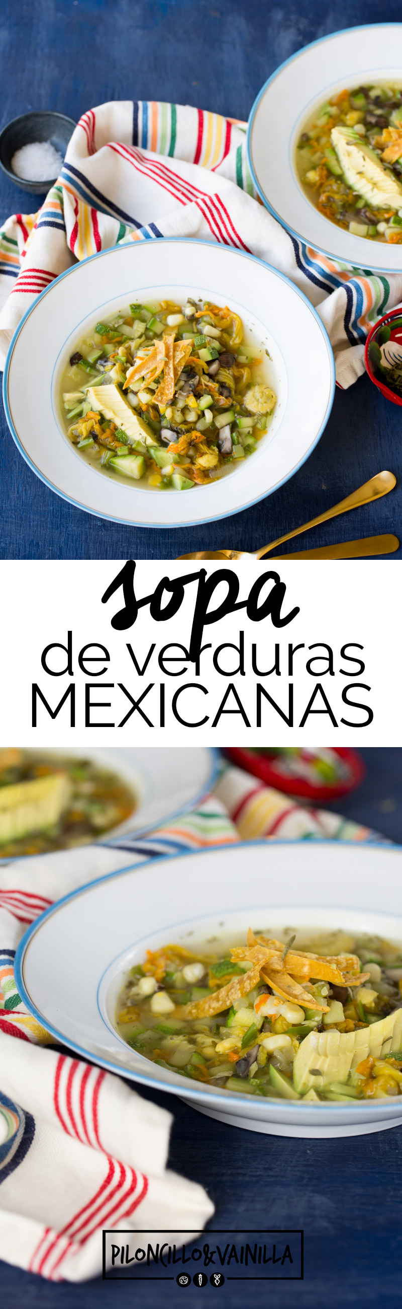 Verduras Mexicanas, Sopa De Verduras Mexicanas, Receta Autentica Mexicana