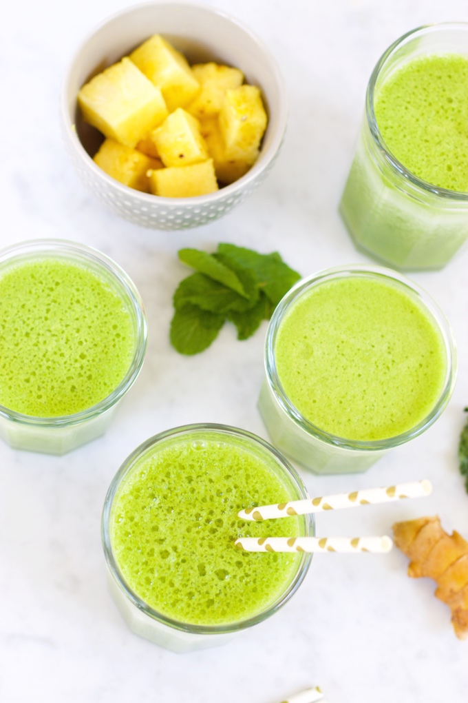 Smoothie de kale y piña