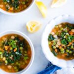 healthy Mexican pasta soup