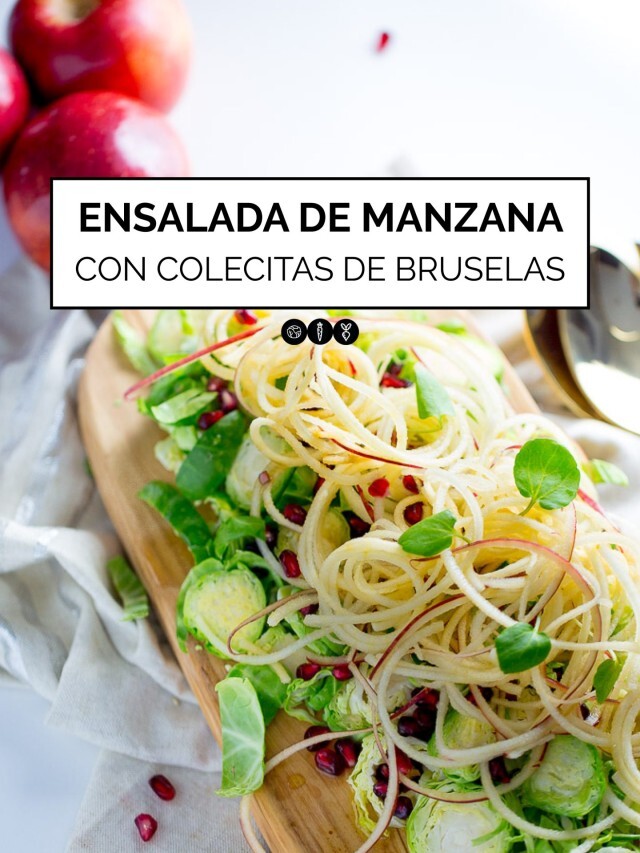 ENSALADA DE MANZANA CON COLECITAS DE BRUSELAS