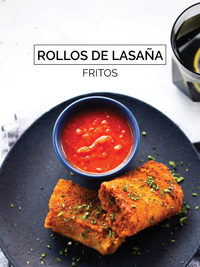 ROLLOS DE LASAÑA FRITOS