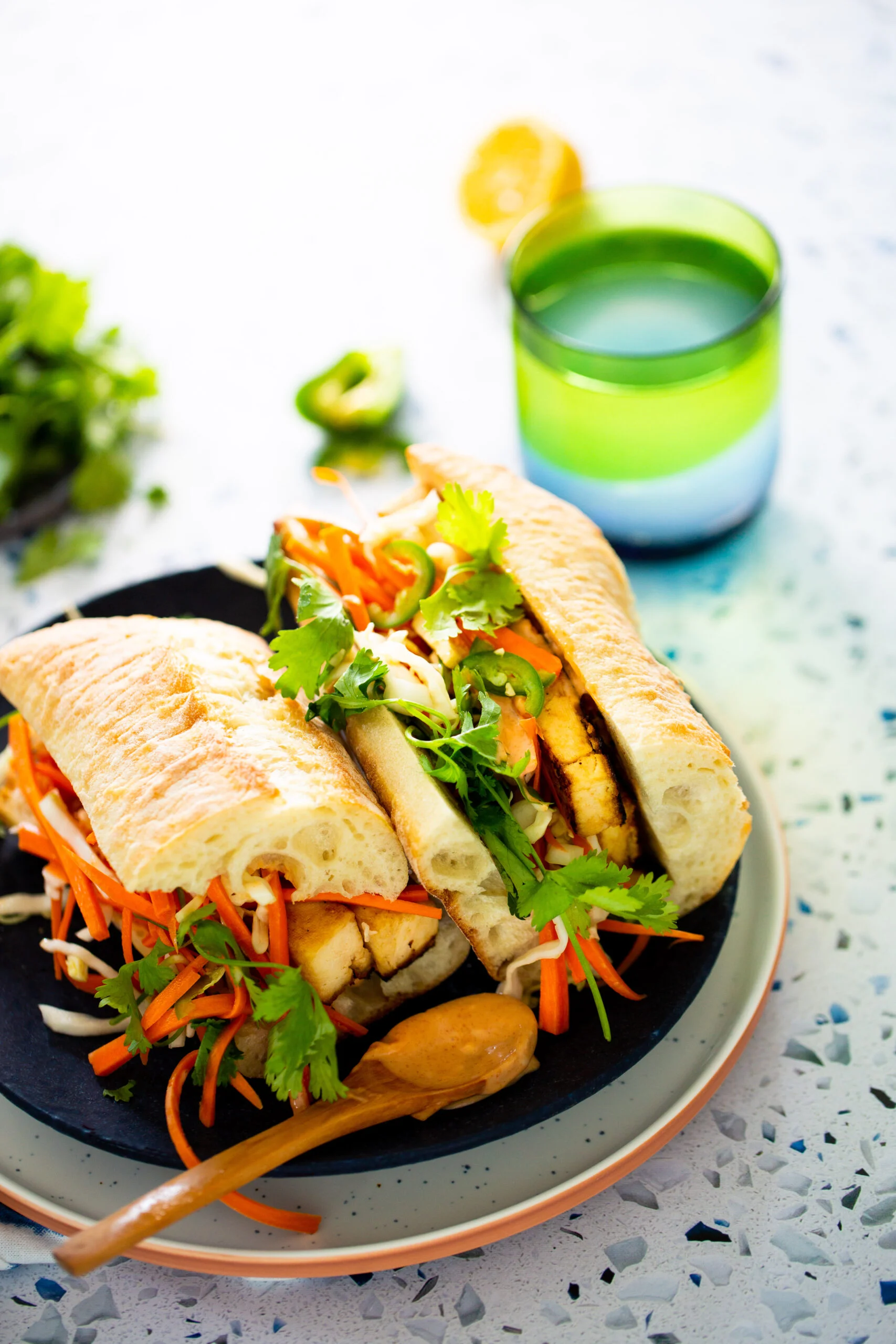 Bánh mì con tofu, receta vegana - Piloncillo y Vainilla