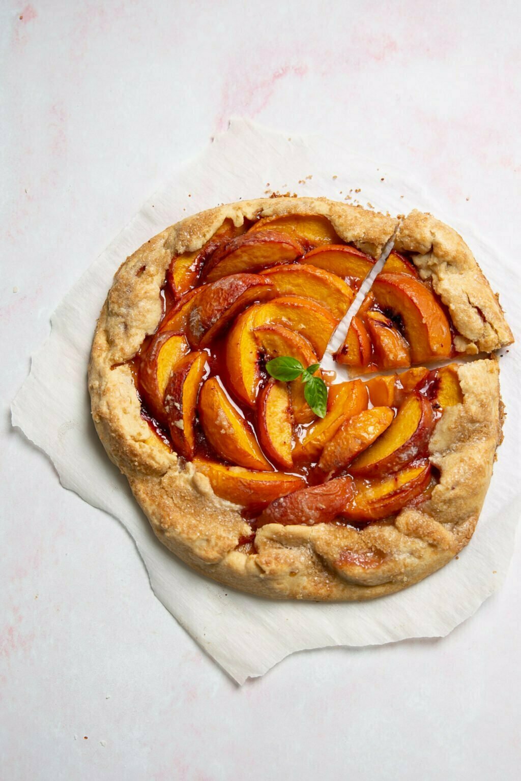 Galette De Durazno, Postre Vegano - Piloncillo Y Vainilla