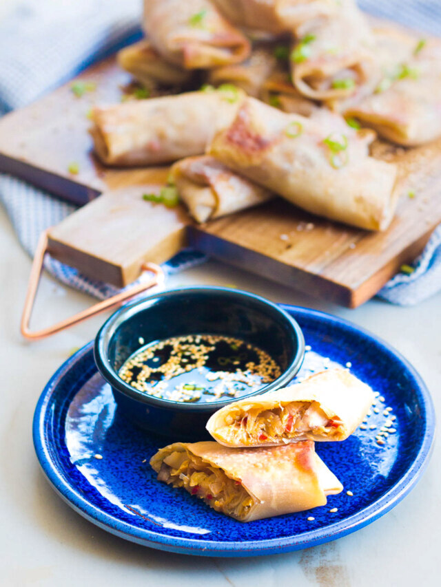 EGG ROLLS DE VERDURAS AL HORNO