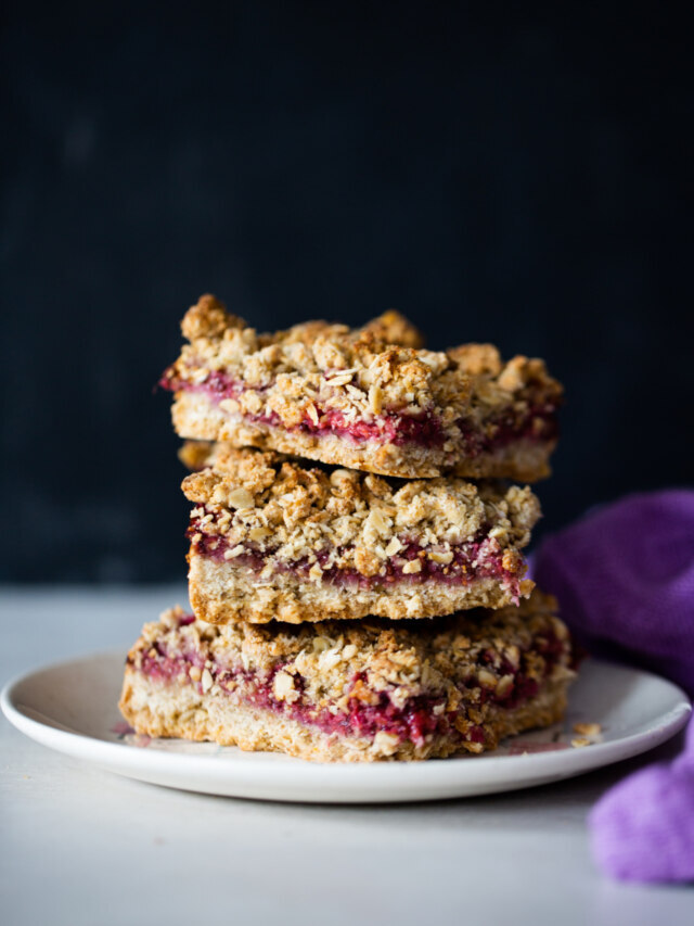 BARRITAS DE FRAMBUESA Y AVENA