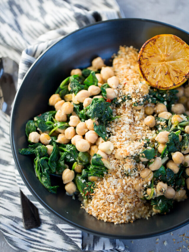 GARBANZOS CON ESPINACAS