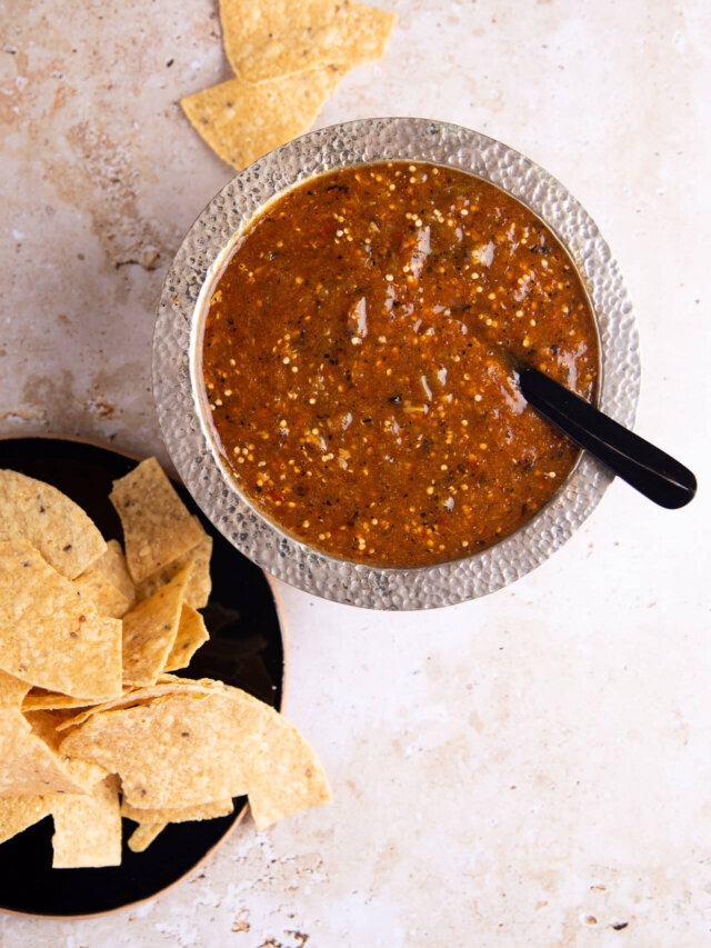 SALSA DE TOMATILLO Y CHIPOTLE