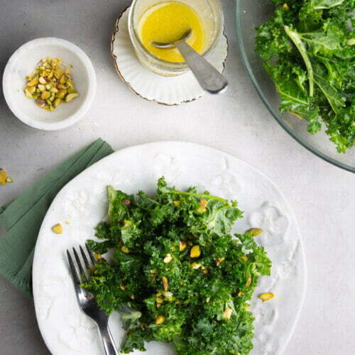 kale salad with lemon dressing 12