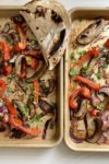 La receta más fácil de fajitas de champiñones Portobello